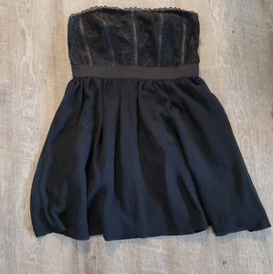 Beautiful black strapless dress- Size 12